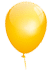 gelber Luftballon
