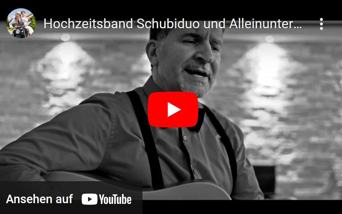 Kinderzauberer Michael ist auch als Musiker in der Band Schubiduo aktiv. Auf das Bild klicken um das Video anzusehen